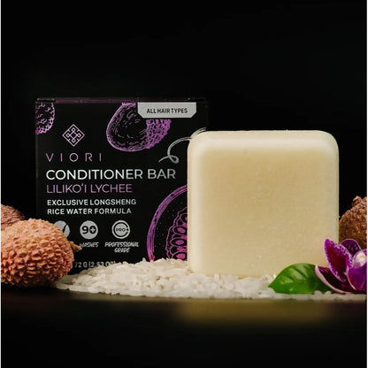 Viori LILIKO'I LYCHEE Shampoo and Conditioner Bars Set Limited Edition