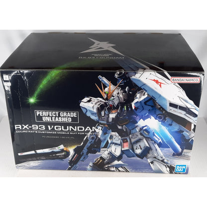 BANDAI PG RX-93 Nu v Gundam Unleashed 1:60 model kit DISTRESSED BOX