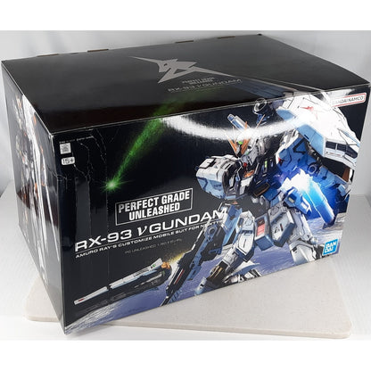 BANDAI PG RX-93 Nu v Gundam Unleashed 1:60 model kit DISTRESSED BOX
