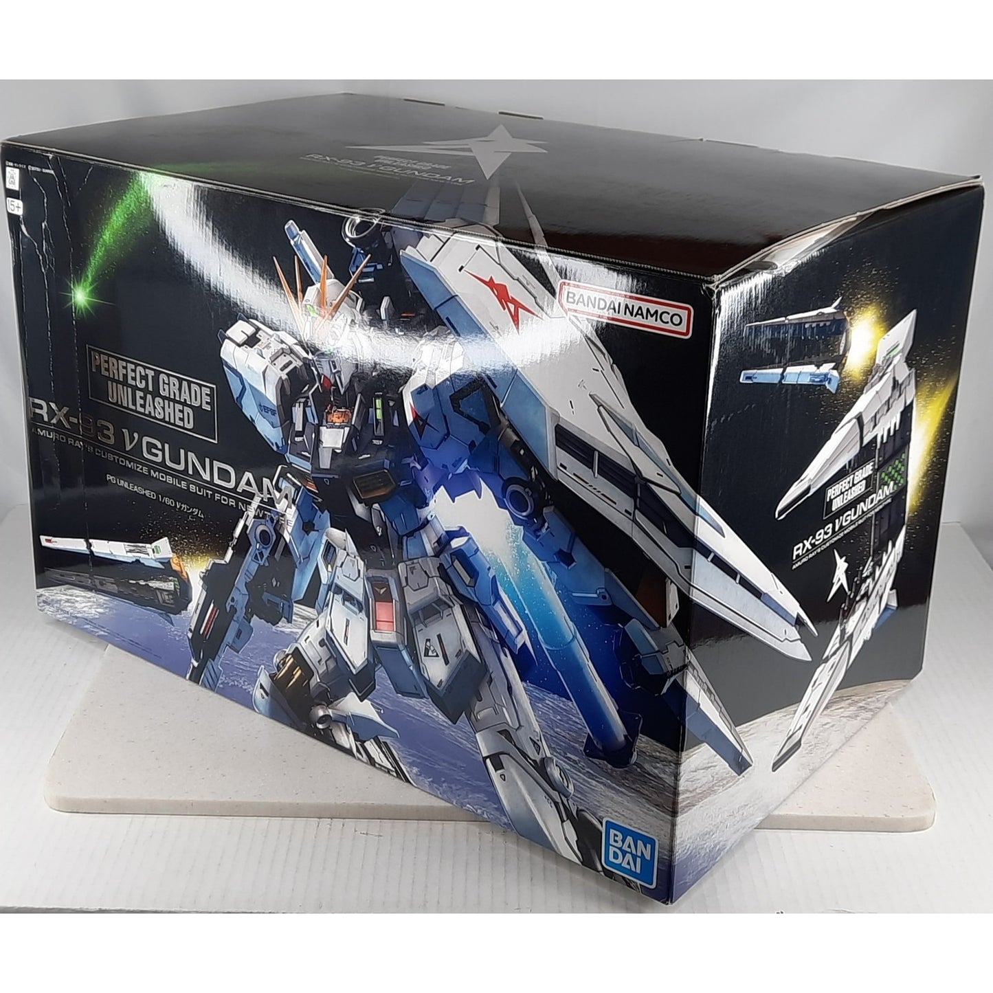 BANDAI PG RX-93 Nu v Gundam Unleashed 1:60 model kit DISTRESSED BOX