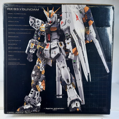 BANDAI PG RX-93 Nu v Gundam Unleashed 1:60 model kit DISTRESSED BOX