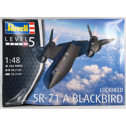 REVELL SR-71 A Blackbird Lockheed stealth jet 1:48 model kit DISTRESSED BOX