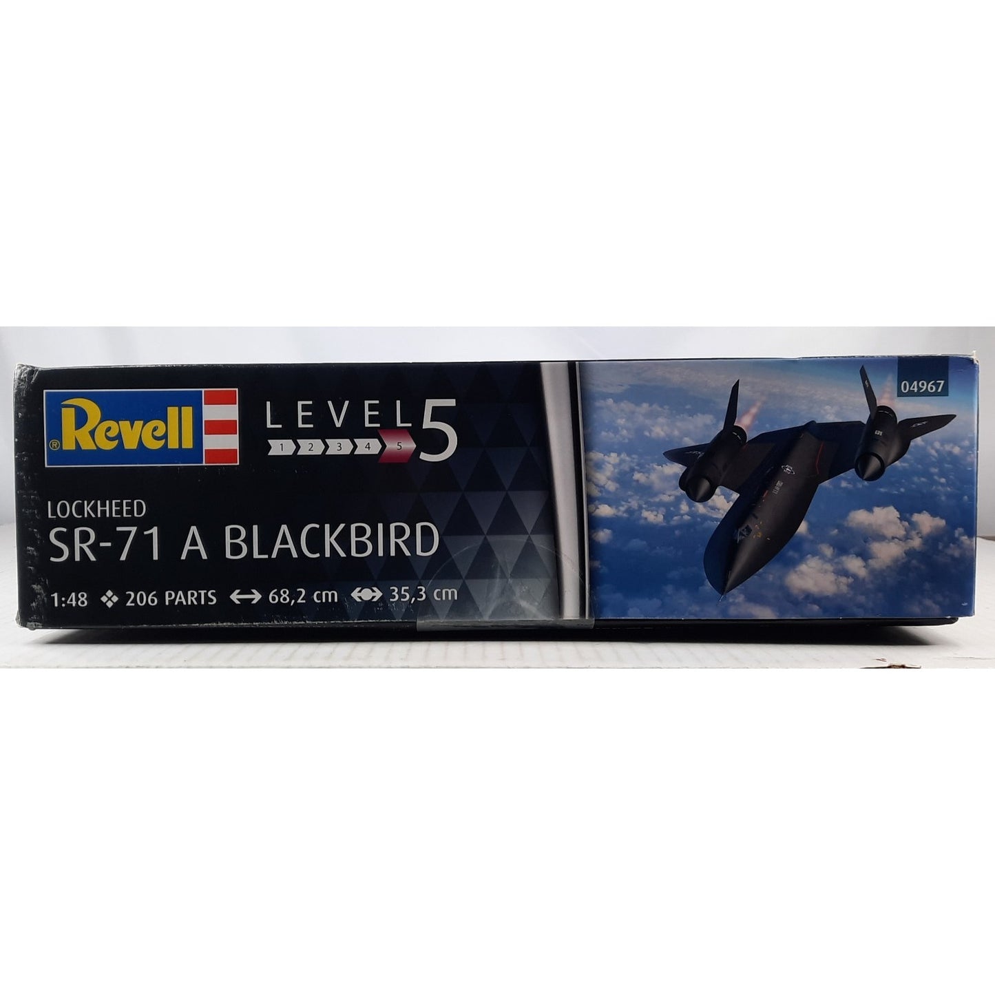 REVELL SR-71 A Blackbird Lockheed stealth jet 1:48 model kit DISTRESSED BOX