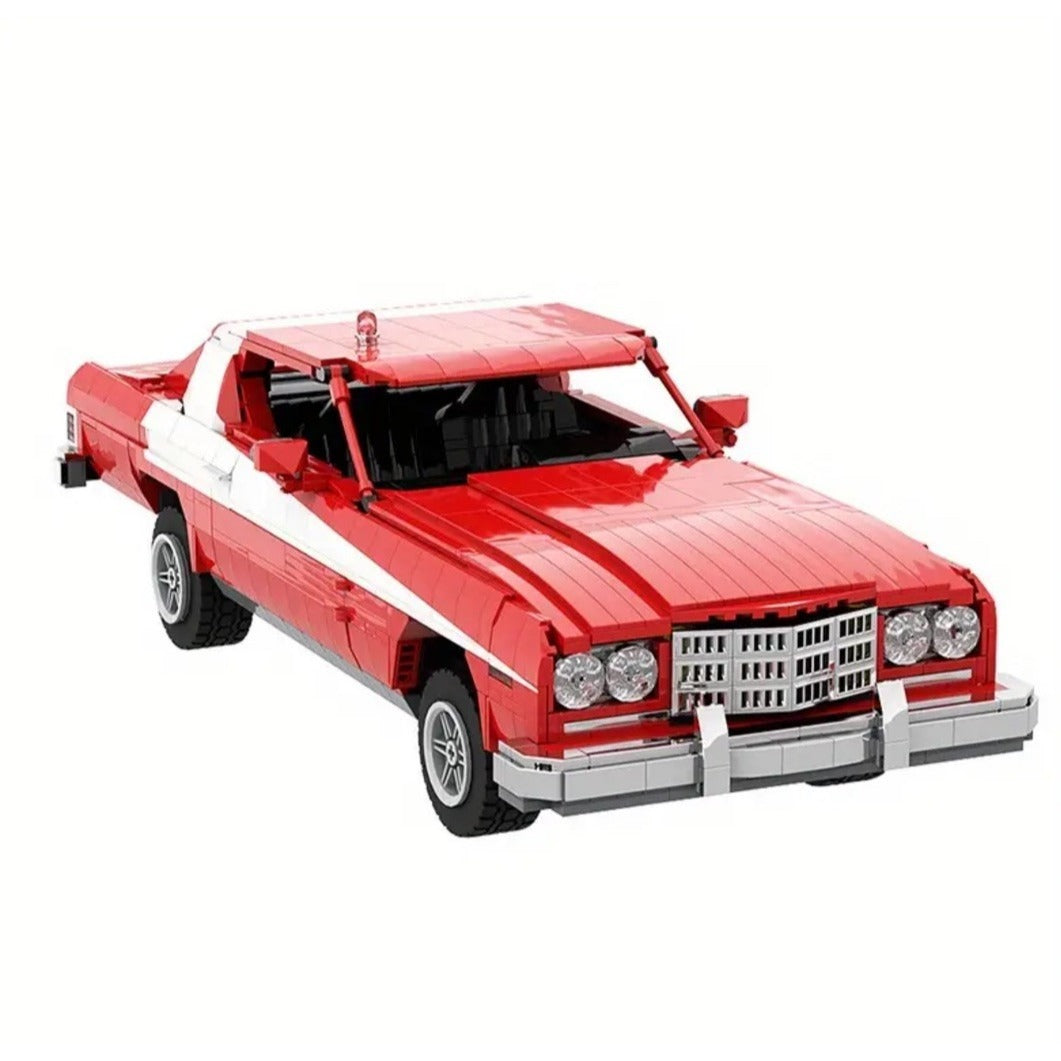MOC 76 Gran Torino Model Car Starsky Hutch Building Block Complete Set 2068pcs