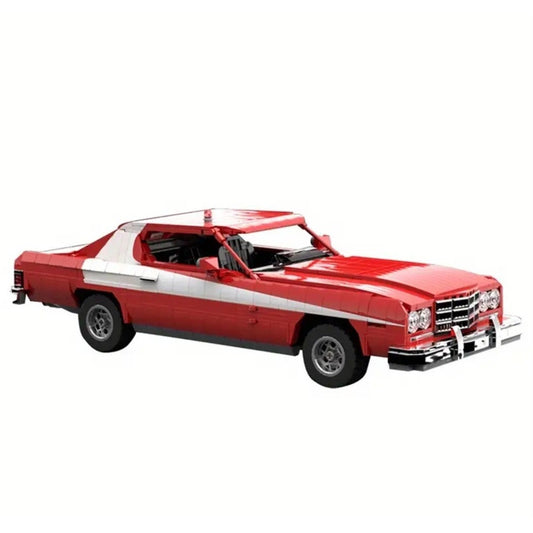 MOC 76 Gran Torino Model Car Starsky Hutch Building Block Complete Set 2068pcs