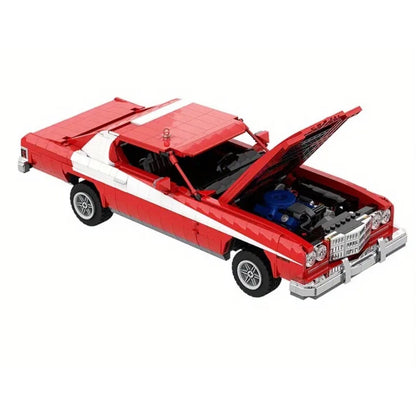 MOC 76 Gran Torino Model Car Starsky Hutch Building Block Complete Set 2068pcs
