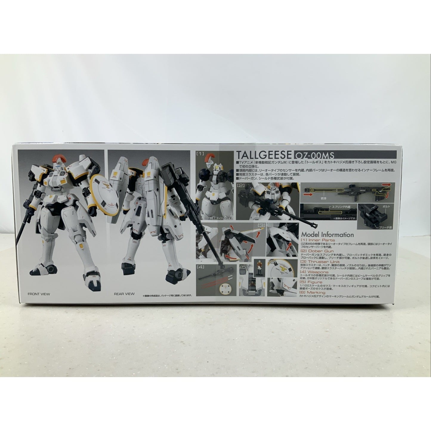 BANDAI MG Tallgeese Gundam Wing EW OZ-00MS 1:100 model kit DISTRESSED BOX