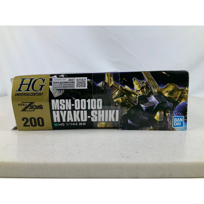 BANDAI HG Hyaku Shiki Z Gundam MSN-00100 HGUC 200 model kit DISTRESSED BOX
