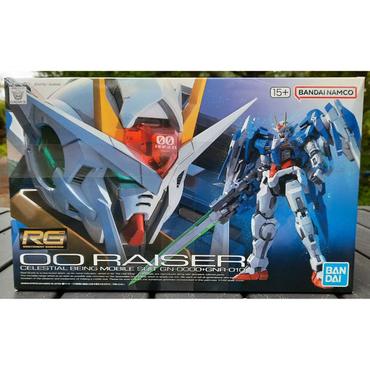 BANDAI RG 00 Raiser GN-0000 GNR-010 18 1:144 model kit DISTRESSED BOX