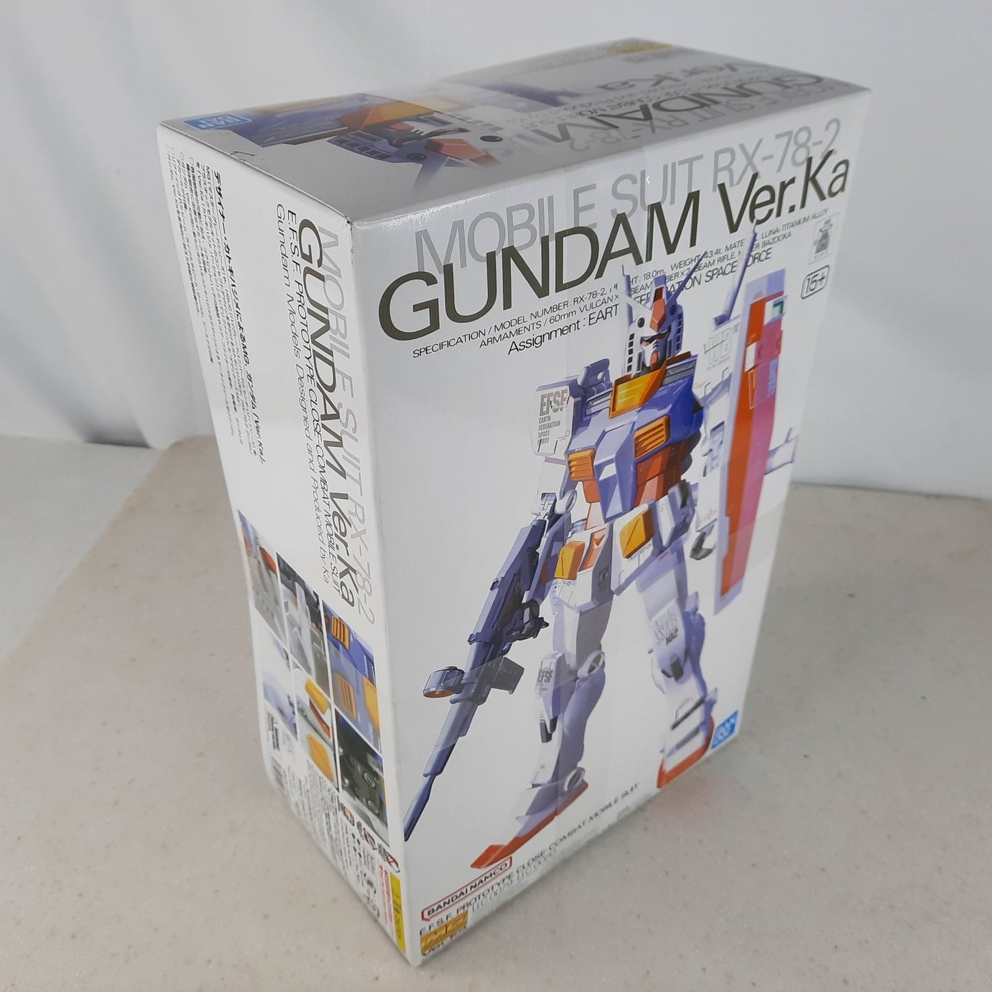 BANDAI MG RX-78-2 Gundam Ver.Ka model kit DISTRESSED BOX