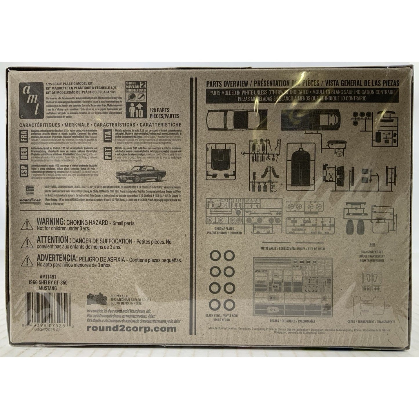 AMT 1966 Shelby Mustang GT 350 66 1:25 model kit
