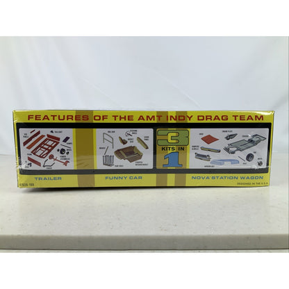 AMT Indy Drag Combo Chevy II FC & Trailer 1:25 model kit DISTRESSED BOX