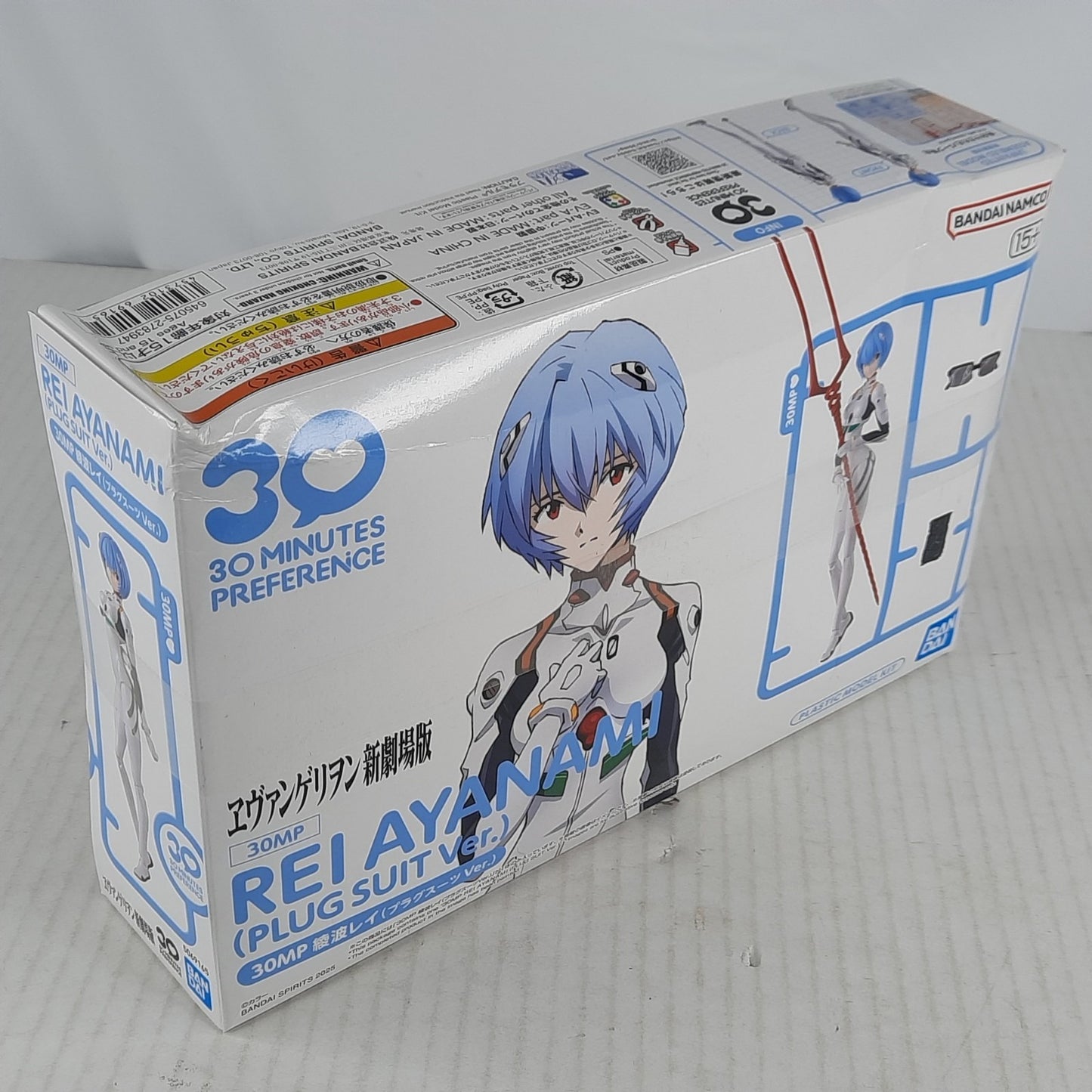 BANDAI 30MP Rei Ayanami Plug Suit Ver. model kit DISTRESSED BOX