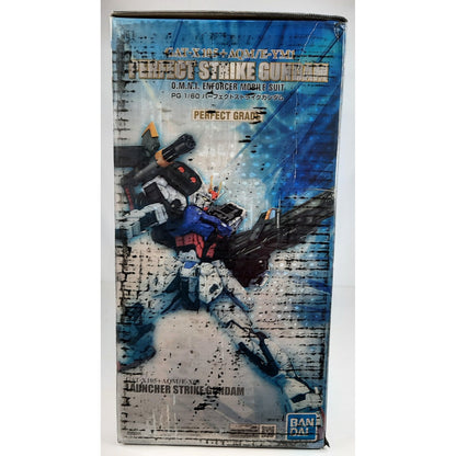 BANDAI PG Perfect Strike Gundam GAT-X105 + AQM/E-YM1 model kit DISTRESSED BOX