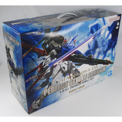 BANDAI PG Perfect Strike Gundam GAT-X105 + AQM/E-YM1 model kit DISTRESSED BOX