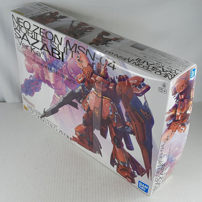 BANDAI MG Sazabi Neo Zeon MSN-04 Ver.Ka Char Aznable model kit DISTRESSED BOX