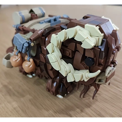 Moc Bantha Rhino Movie TV Building Block Set 687 Pieces New Compatible