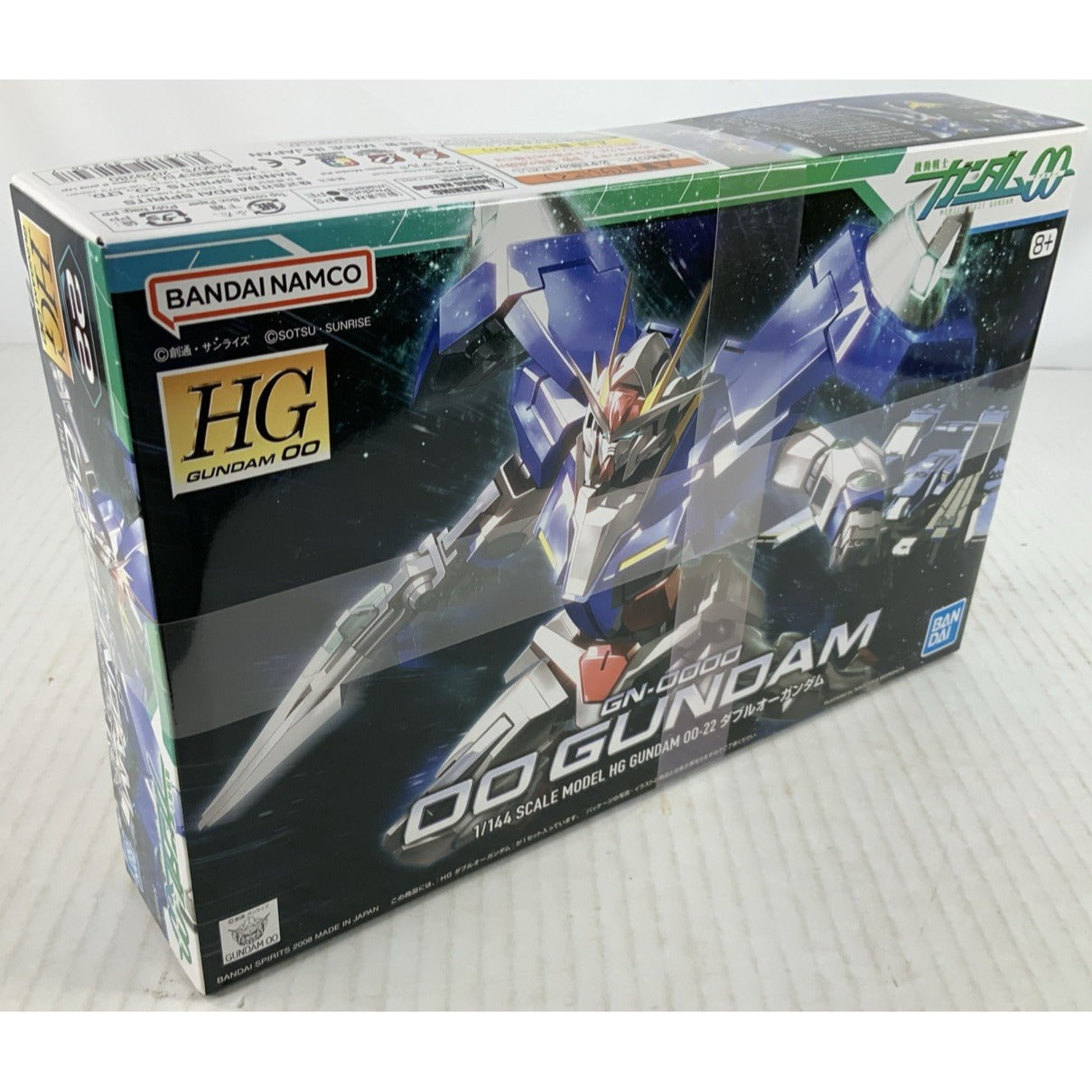 BANDAI HG 00 Gundam GN-0000 1:144 22 00-22 model kit DISTRESSED BOX