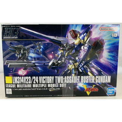 BANDAI HG 24 Victory Two Assault Buster Gundam HGUC 189 model kit DISTRESSED BOX