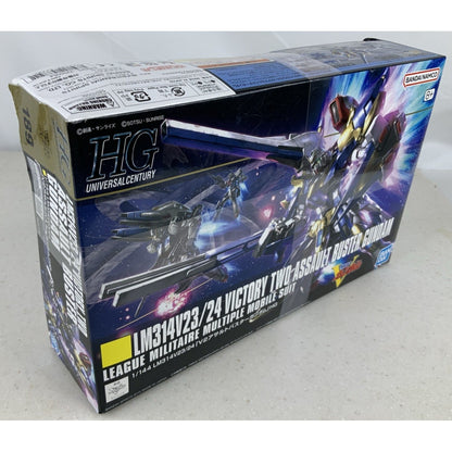 BANDAI HG 24 Victory Two Assault Buster Gundam HGUC 189 model kit DISTRESSED BOX