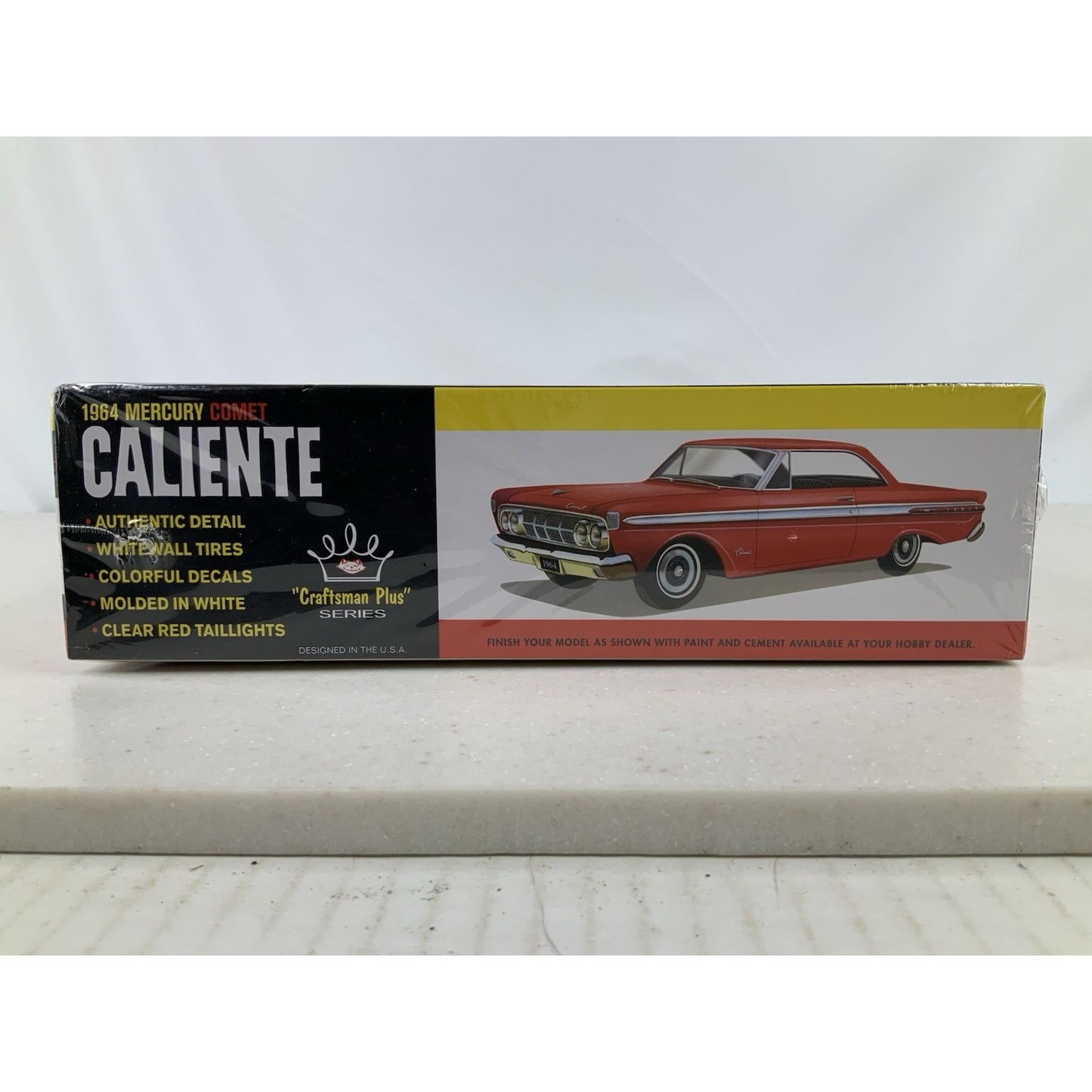 AMT 1964 Mercury Comet Caliente Craftsman Plus 64 1:25 model kit DISTRESSED BOX