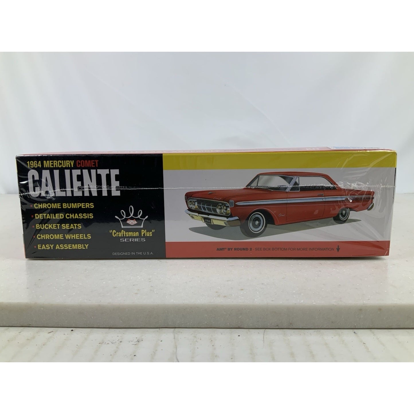 AMT 1964 Mercury Comet Caliente Craftsman Plus 64 1:25 model kit DISTRESSED BOX