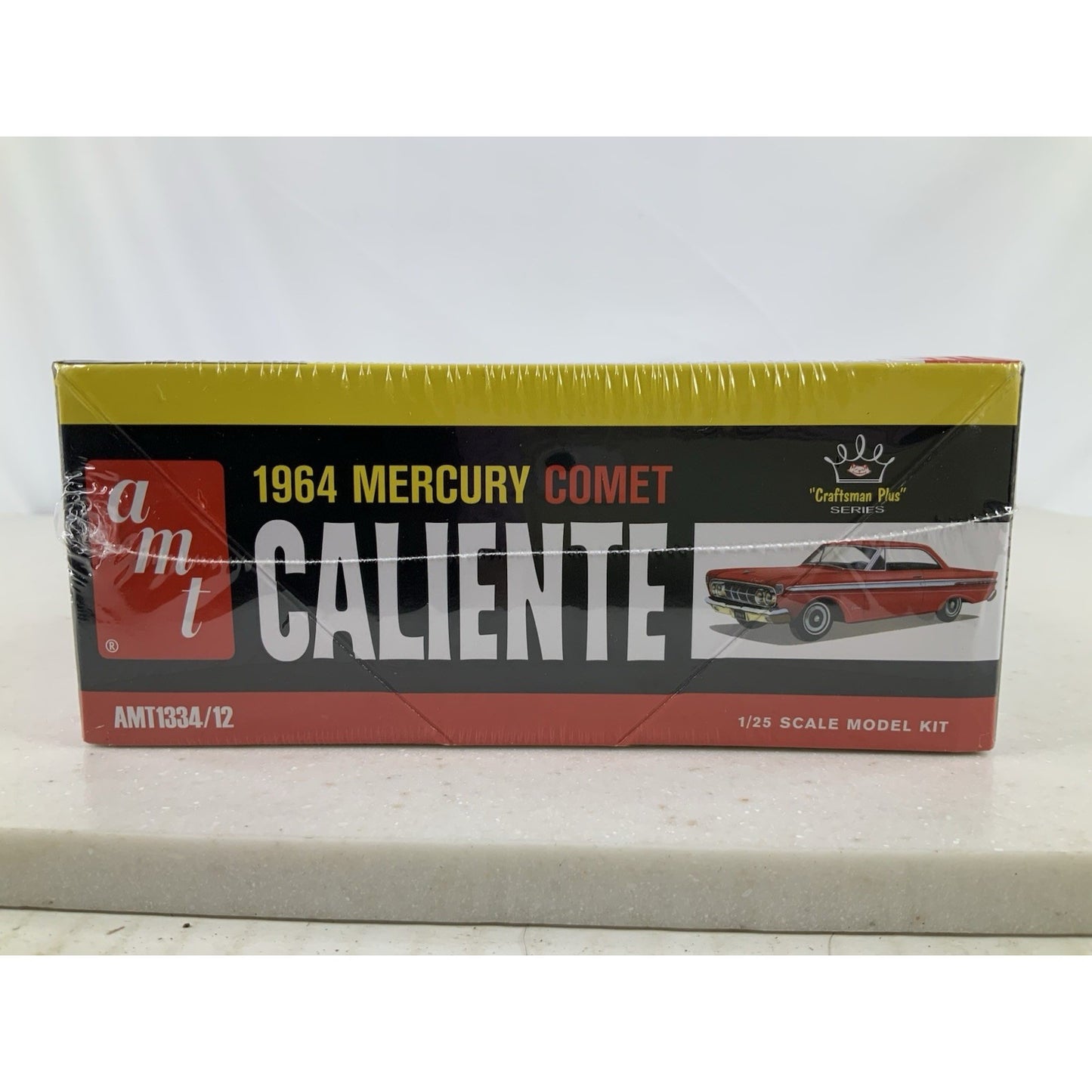 AMT 1964 Mercury Comet Caliente Craftsman Plus 64 1:25 model kit DISTRESSED BOX