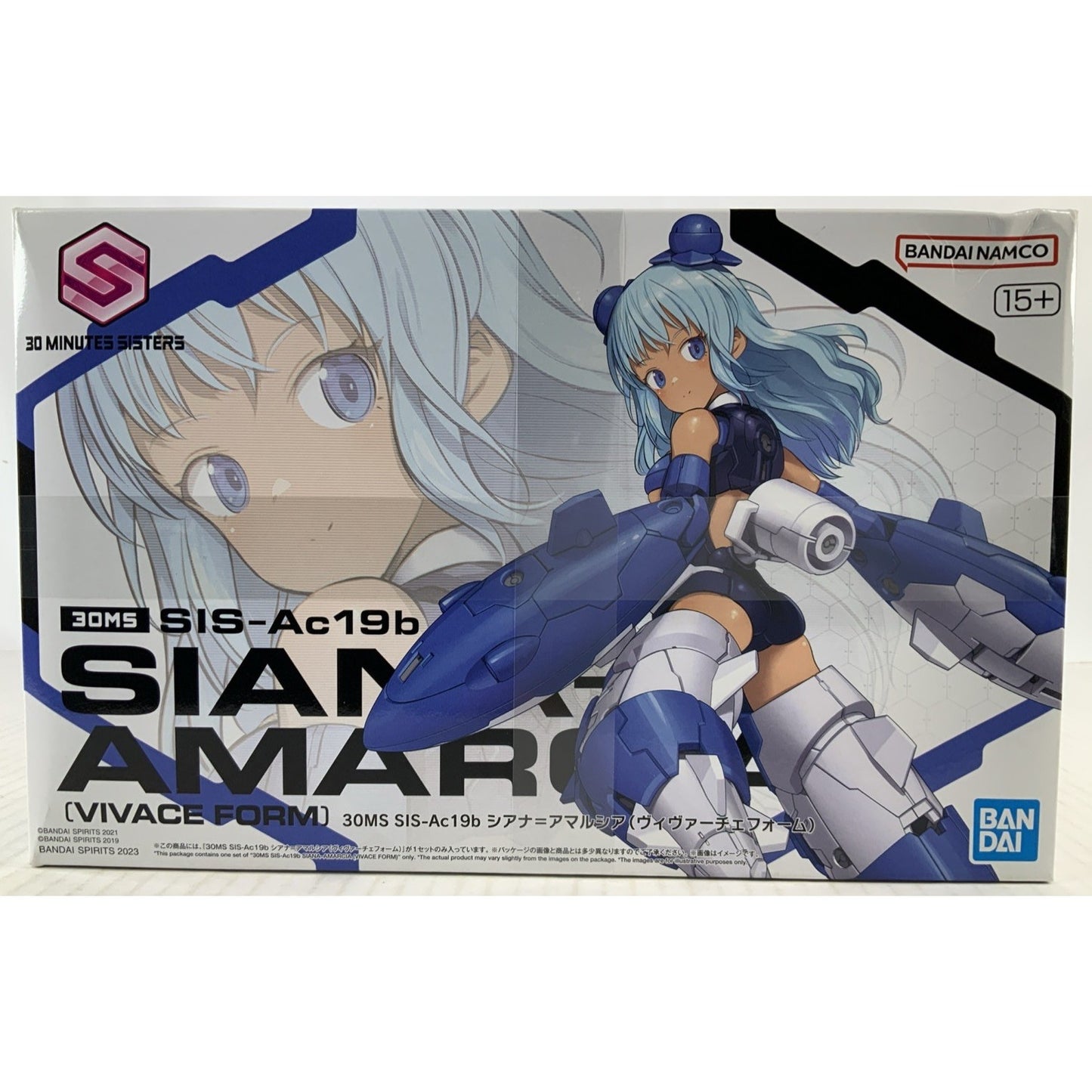 BANDAI Siana Amarcia Vivace form Sis-Ac19B 30ms 09 model kit DISTRESSED BOX