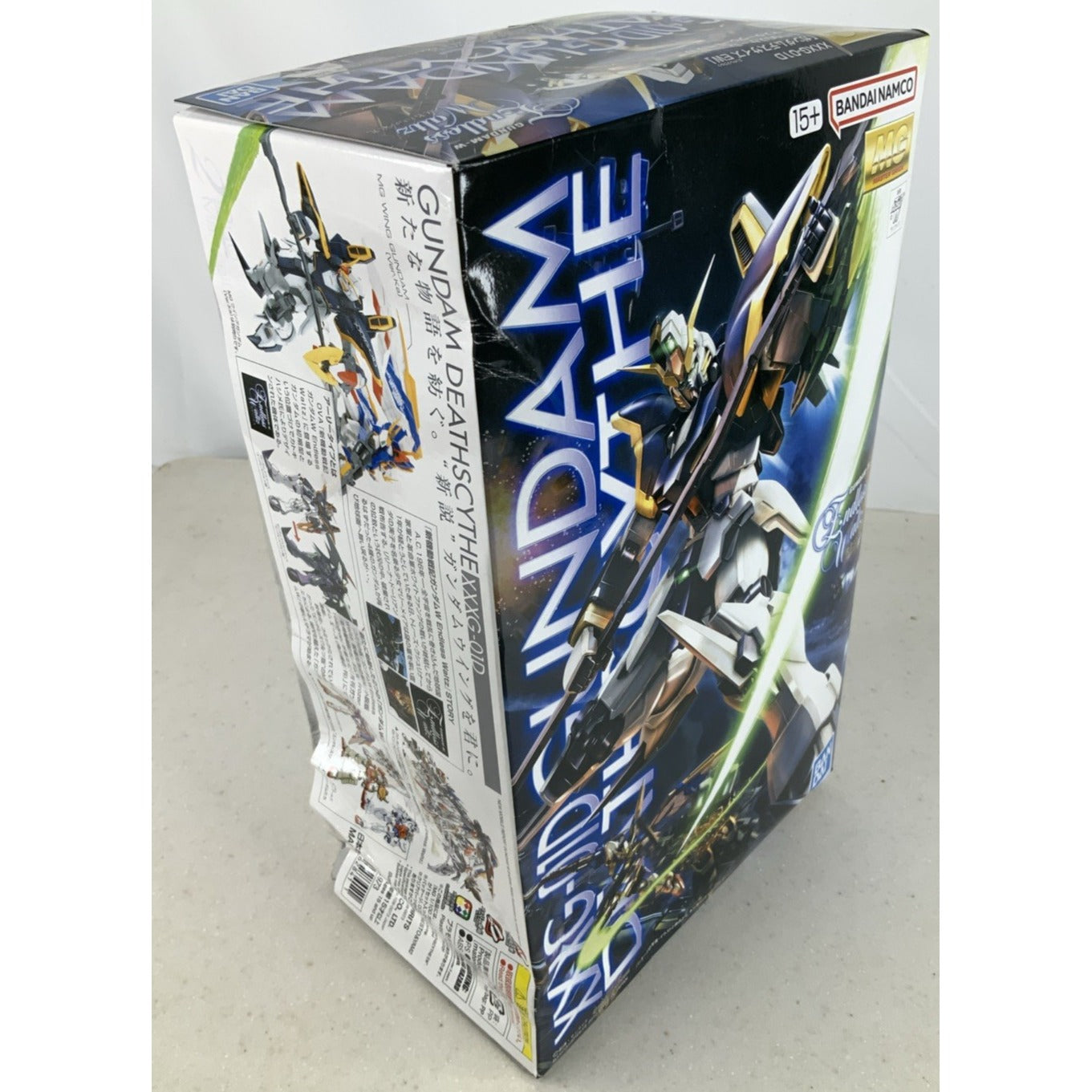 BANDAI MG Gundam Deathscythe XXXG-01D EW 1:100 model kit DISTRESSED BOX