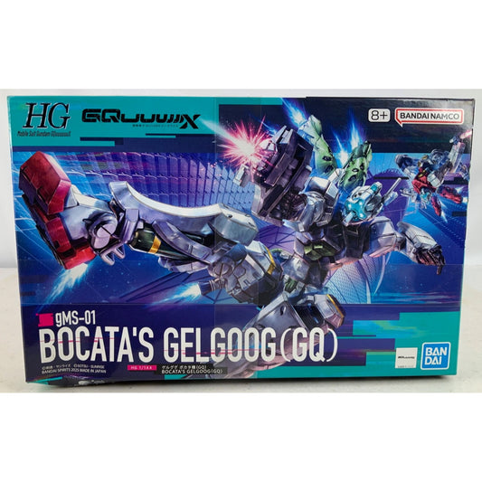 BANDAI GQ Bocata's Gelgoog Mobile Suit GMS-01 1:144 HG model kit DISTRESSED BOX