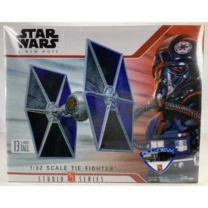 AMT Star Wars TIE Fighter Studio Series 1:32 A New Hope model kit DISTRESSED BOX