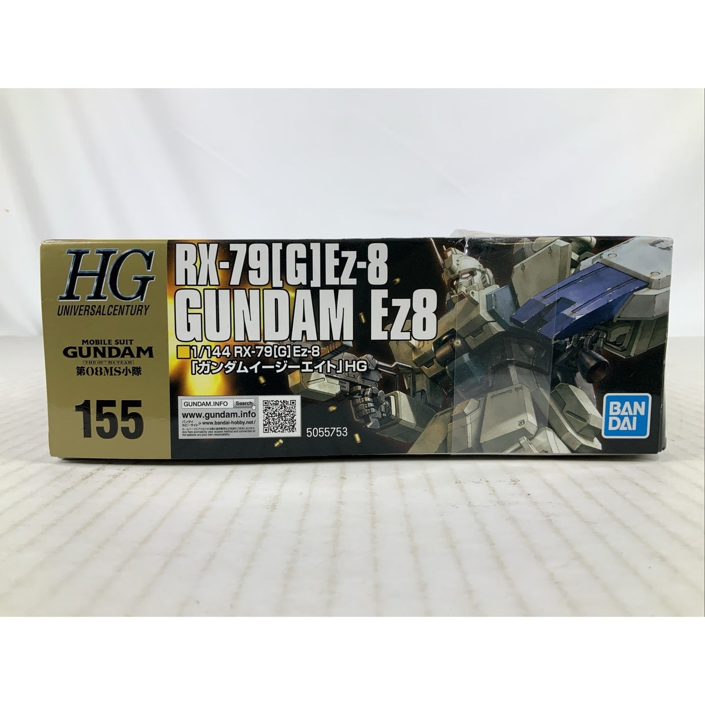 BANDAI HG RX-79 [G] Ez-8 Gundam 08th Ms Team HGUC 155 model kit DISTRESSED BOX