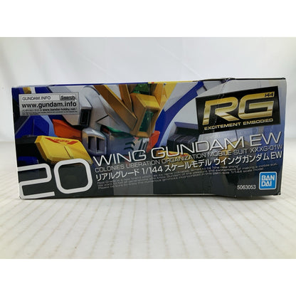 BANDAI RG Wing Gundam EW XXXG-01W 20 1:144 model kit DISTRESSED BOX