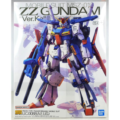 BANDAI MG ZZ Gundam Ver.Ka MSZ-010 1:100 model kit DISTRESSED BOX