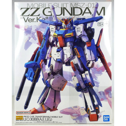 BANDAI MG ZZ Gundam Ver.Ka MSZ-010 1:100 model kit DISTRESSED BOX