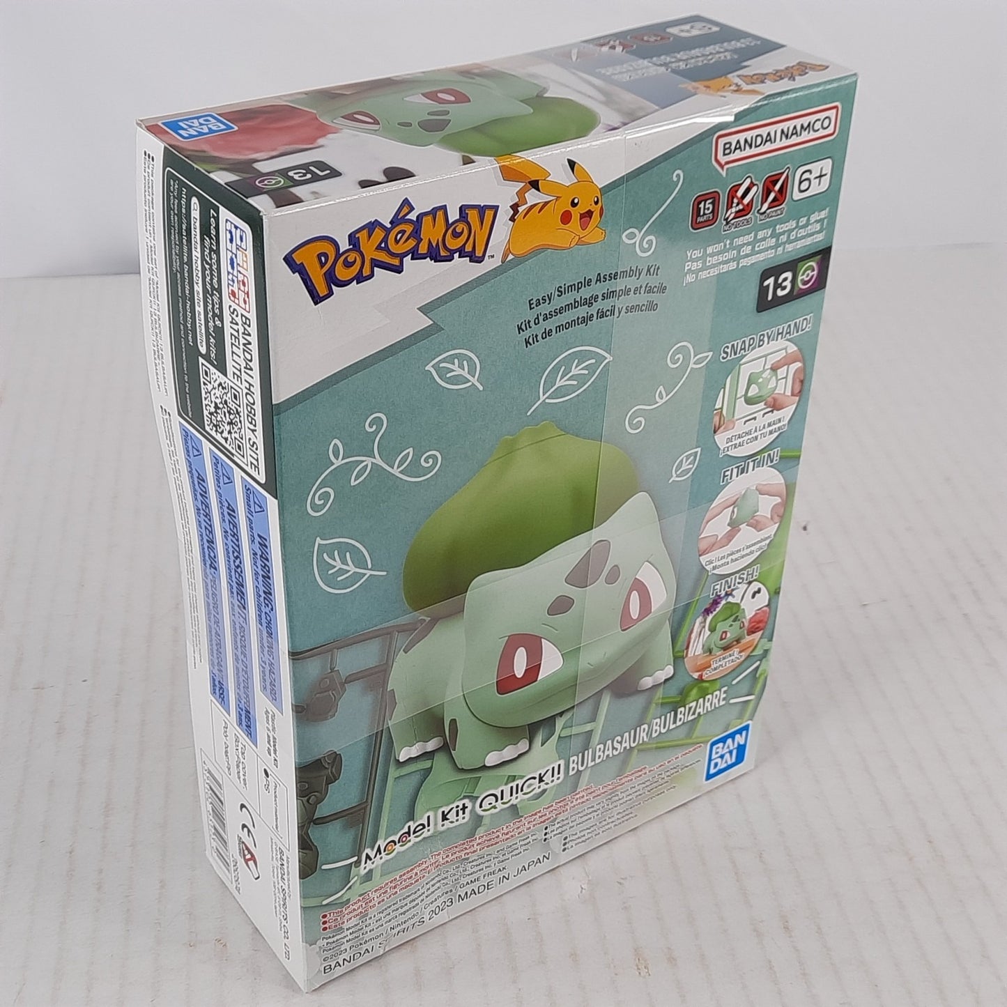 BANDAI Pokemon figure lot set 12 model kit Meowscarada Zekrom DISTRESSED BOXES