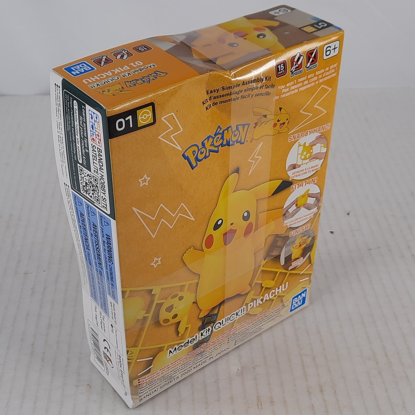 BANDAI Pokemon figure lot set 12 model kit Meowscarada Zekrom DISTRESSED BOXES