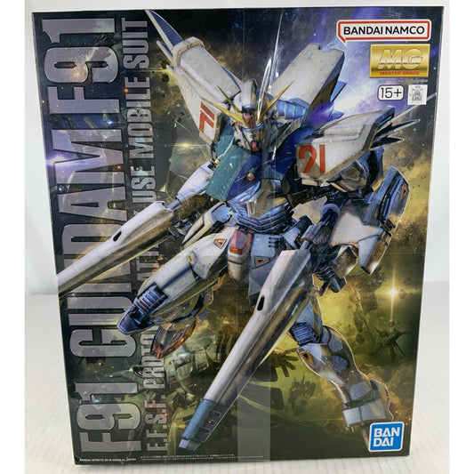 BANDAI MG F91 Gundam F91 Ver 2.0 5061612 1:100 model kit DISTRESSED BOX