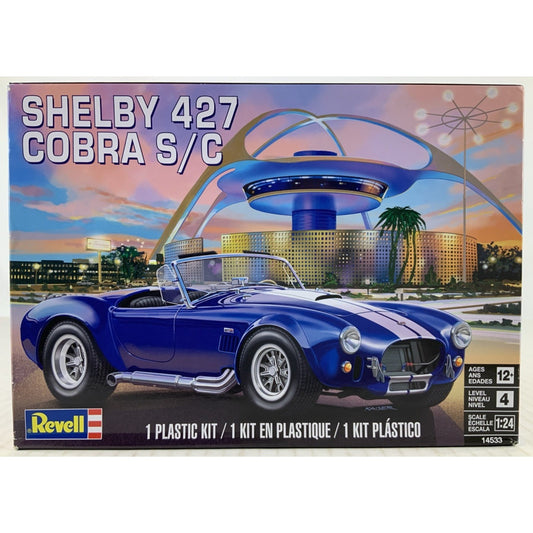 REVELL Shelby Cobra 427 S/C 1:24 model kit DISTRESSED BOX