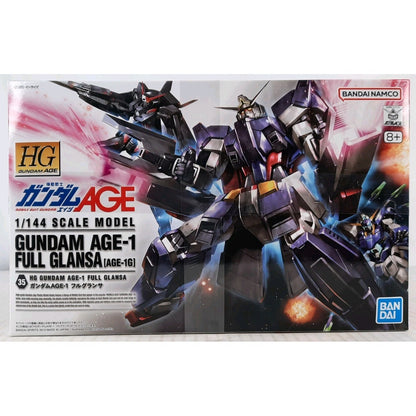 BANDAI HG Gundam Age-1 Full Glansa AGE-1G 35 model kit DISTRESSED BOX