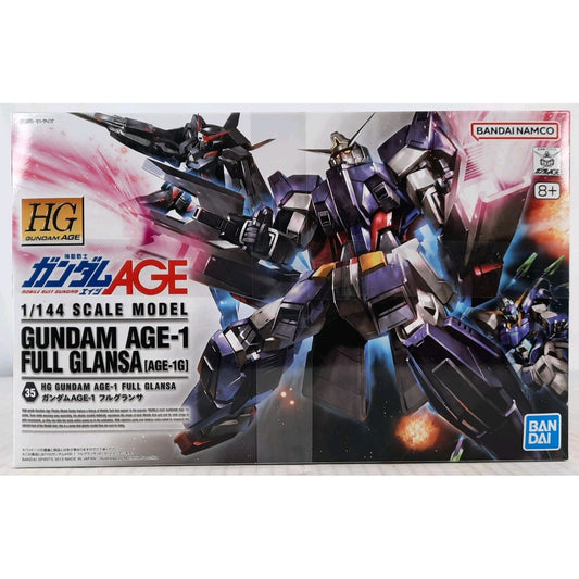 BANDAI HG Gundam Age-1 Full Glansa AGE-1G 35 model kit DISTRESSED BOX