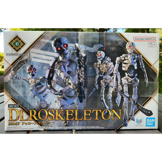 BANDAI 30MF Dlroskeleton model kit DISTRESSED BOX