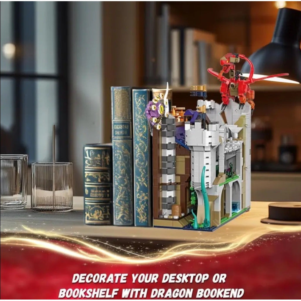 MOC Dungeons Dragons DND Building Block Set Compatible Open Book End Boxed