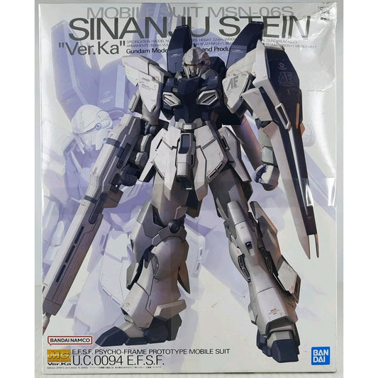 Bandai Sinanju Stein MG Ver. Ka MSN-06S-2 Gundam 1/100 2188965 DISTRESSED BOX
