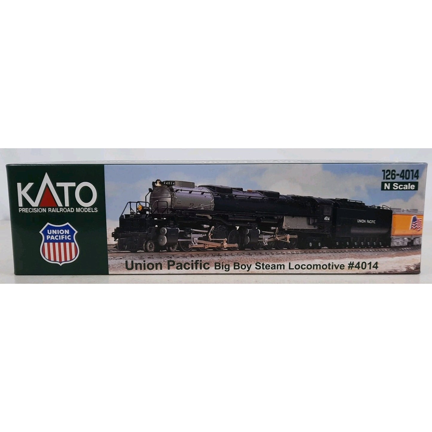 Kato N Union Pacific Big Boy w/ Oil Tender 126-4014 4-8-8-4 FOR PARTS OR REPAIR