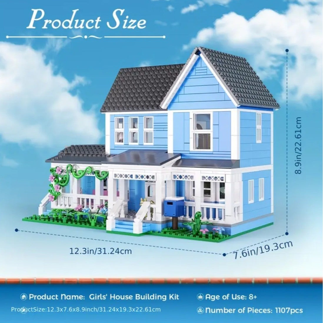 Gilmore Stars Hollow Luke’s Lorelai House Building Block Set Compatible New MOC