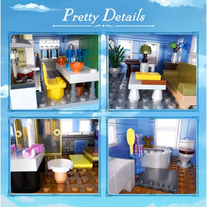 Gilmore Stars Hollow Luke’s Lorelai House Building Block Set Compatible New MOC