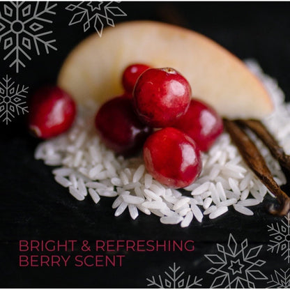 Viori Snowman Bundle Winter Berry Solid Shampoo Conditioner Body Butter Set