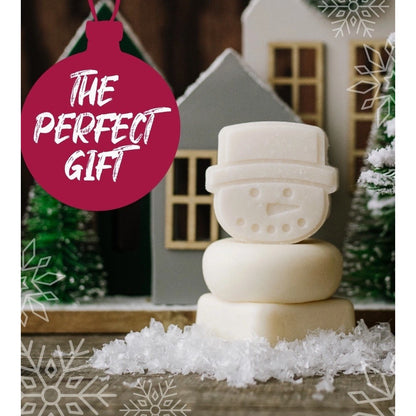 Viori Snowman Bundle Winter Berry Solid Shampoo Conditioner Body Butter Set