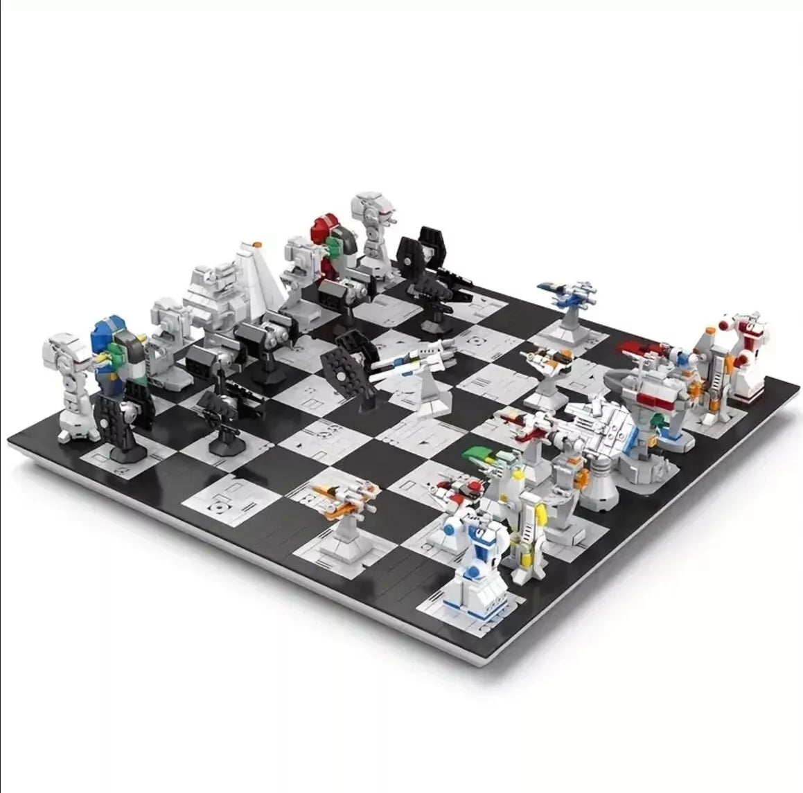 Galaxy Star Universe Chess Wars Building Block LEGO Compatible Set Distressed Box